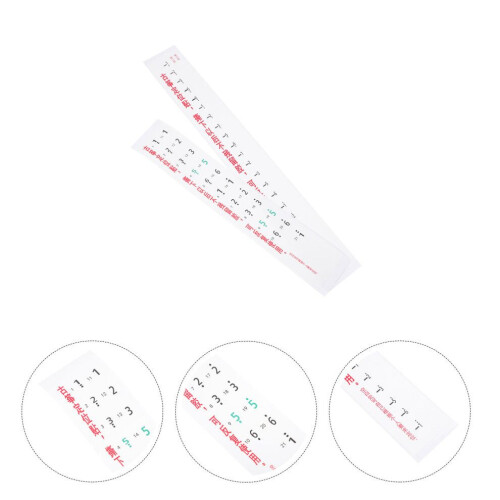 2pcs Guzheng scale stickers fingering accessories 2