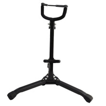 Support pour saxophone ténor, en fer, noir, 1 pièce