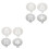 2-pack Christmas stencils for baking and cake decorating 4