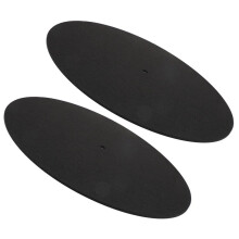 Worgeous 2-delige draaitafelmattenset voor thuisgebruik, 7 inch