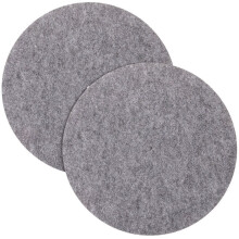 2 vinylplaten - gemaakt van vilt, antislip