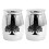 2 Aschenbecher Urne Baum Silber 2