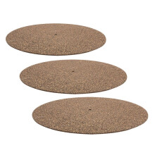 3 stuks kurken vinylplatenhoezen - voor draaitafels (anti-aanbaklaag)