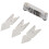 4-piece thread gauge set for thread pitch 1