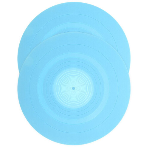 Alfombrilla antifieltro para discos de vinilo para tocadiscos 2