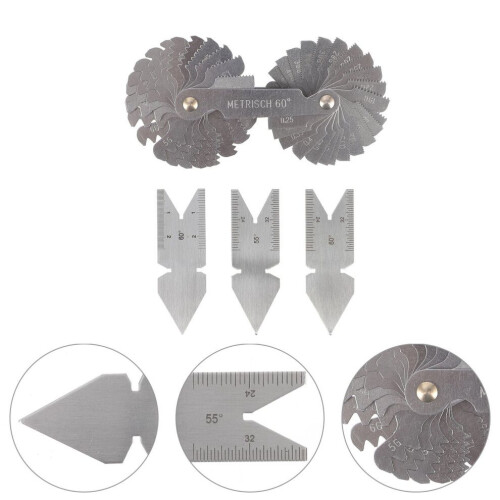 4-piece thread gauge set for thread pitch 2