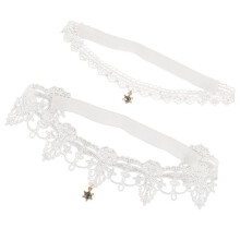 2 Strass-Strumpfbänder für Hochzeiten