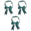 3-teiliger Spitzenring für Brautkleid-Accessoires, Beinring 3