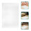 1 set märkskyltar A4 metallplatta aluminium silver 12 delar 3