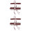 2 Paar Ringaccessoires Strumpfband Weiße Spitze 5