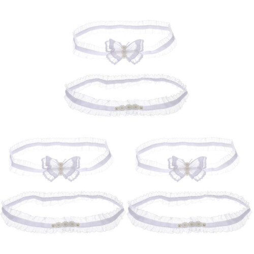 6 Strumpfbänder Beinschmuck 1