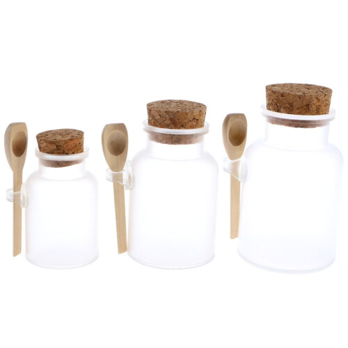 Spice Jar with Empty Bath Salt Jars