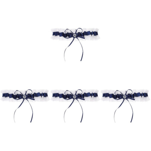 4 Stück - -Gummiband, elastisches Beinband 1