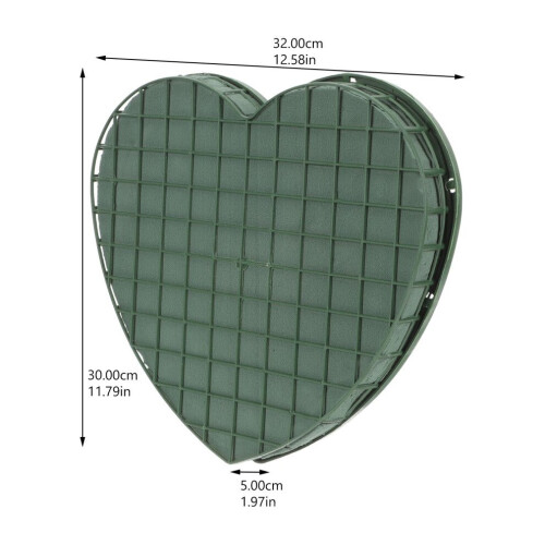 Herzförmiger Steckschaumblock für Hochzeitsarrangements 1