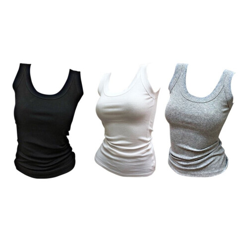 1pc Women's Round Neck Sleeveless Undershirt XL 1