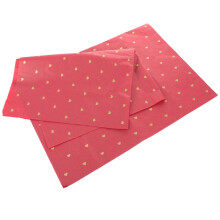 Wrapping Paper for Flower Bouquets, Red, 28 Sheets