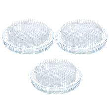 Runder, transparenter Blumenhalter aus Kunststoff 3
