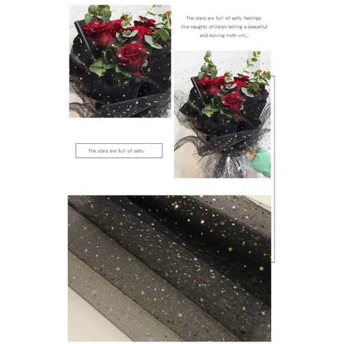 Flower bouquet packaging polyester net 1 set 1