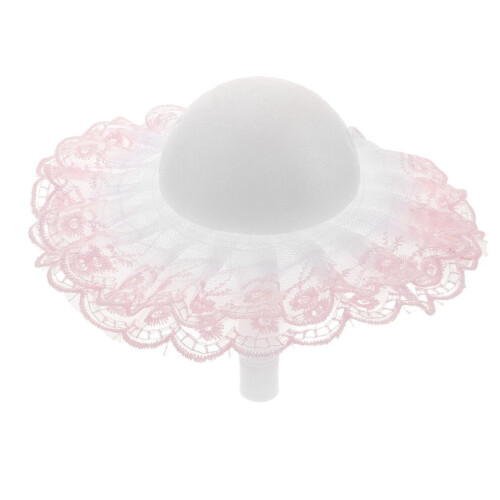 Abanico de mano Raindrops de plástico blanco 20