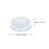 Runder, transparenter Blumenhalter aus Kunststoff 3 2