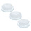 Runder, transparenter Blumenhalter aus Kunststoff 3 5