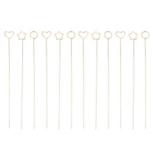 30 Blumenstecker mit Clips für Tischkarten und Memokarten