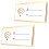 Raindrops 2-Piece Acrylic Wi-Fi Password Shield for Areas 1
