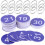 50 sets nummerlabels met ophangringen 1