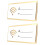 Raindrops 2-Piece Acrylic Wi-Fi Password Shield for Areas 5