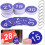 50 sets nummerlabels met ophangringen 5