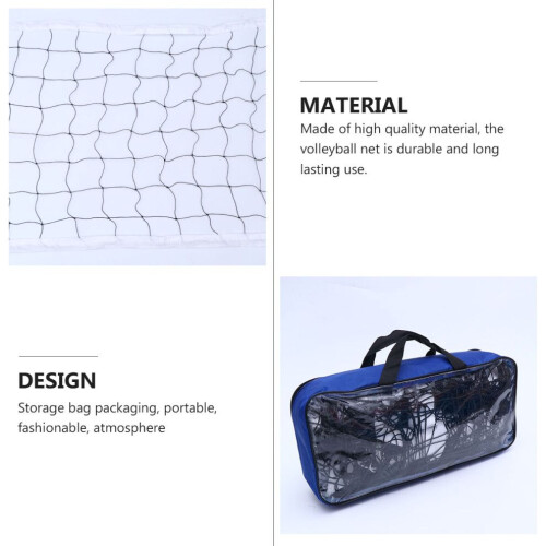1 Set Beach Volleyball Net Practice Net Polyethylene Indoor 1