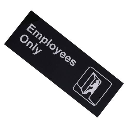 Masteelf Geschäftsmitarbeiter-Schild, selbstklebend fürs Büro