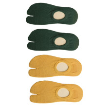 2 par sommarskor med delad tå, halkfria, unisex
