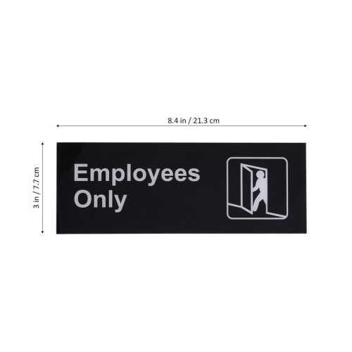 Masteelf Geschäftsmitarbeiter-Schild, selbstklebend fürs Büro 1