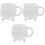 3er-Set Halloween-Keramikbecher/Kaffeetassen 3