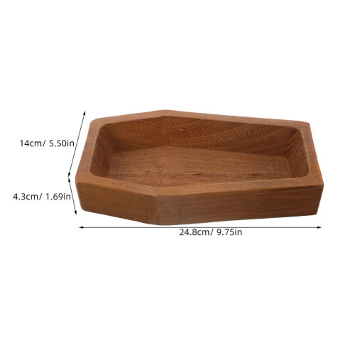 Wooden serving platter, Halloween shape, rustic, for snacks and appetizers 2