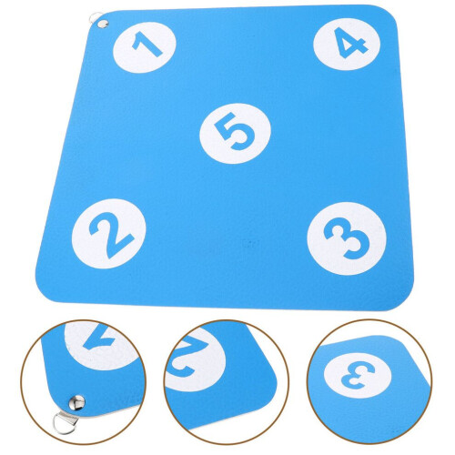 Hanging rubber disc for fence mounting, sky blue, 1 1