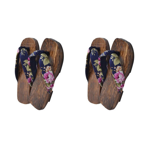 2 Stück Paulownia-Kinderclogs, Größen 18-26 1