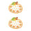 2pcs Pumpkin-shaped ceramic plate food container 5