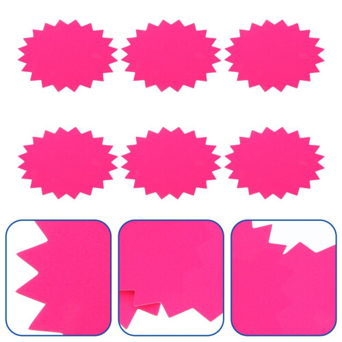 100 Blatt fluoreszierende Explosionsetiketten aus Werbepapier 2