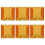 6 Reflekterande vägmarkeringar 9,50x9,50x1,50 cm 1