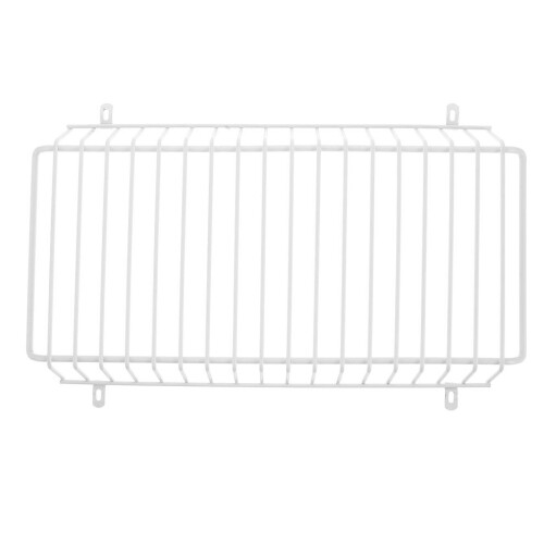 Protective grille for emergency lighting, wall-mounted, wire mesh, for gyms