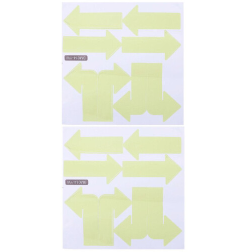 8 feuilles d'autocollants fléchés directionnels 2