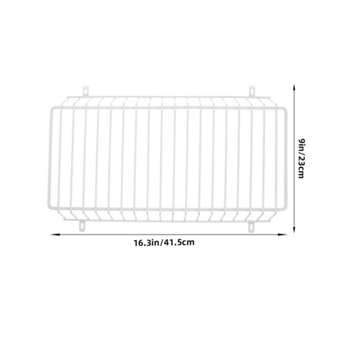 Protective grille for emergency lighting, wall-mounted, wire mesh, for gyms 1