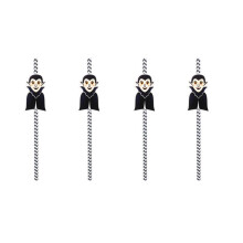 12 Halloween straws, party supplies for