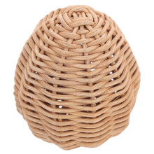 Eierskulpturen aus Rattan, 8 x 9 cm, für Osternester und Tischdekoration