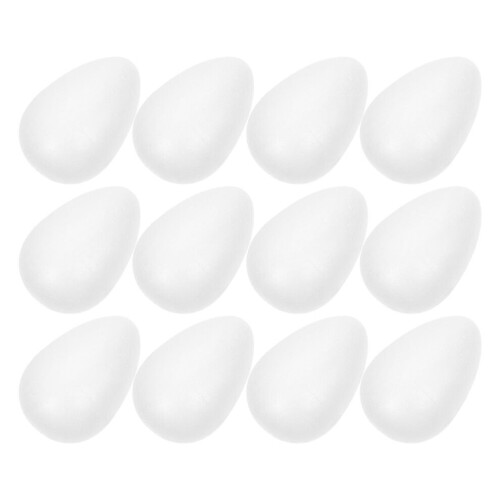 24 witte eieren voor knutselprojecten en 1
