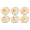 6 Halloween Skull Coasters with Heat Insulation 4