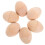 30 unbemalte Holzeier DIY-Bastelset, handbemalbar 2