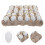 1 Set - weiße Eier, niedliche Anhänger, Party- 3